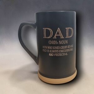 Spectrum Designz 'DAD' Mug 20 fl oz Black And Tan